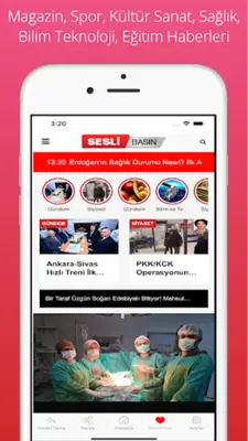 Sesli Basın android App screenshot 0