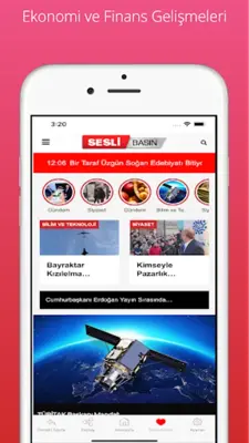 Sesli Basın android App screenshot 1