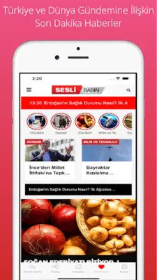 Sesli Basın android App screenshot 2
